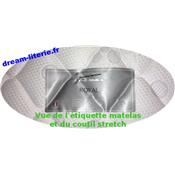Matelas Dream HR35 kg/m3 Spécial Banquette-lit BZ, Hauteur au choix. Av Attaches. 