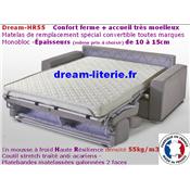 Matelas spécial convertible dream-HR55 de 141 à 160 x 180 à 200cm.